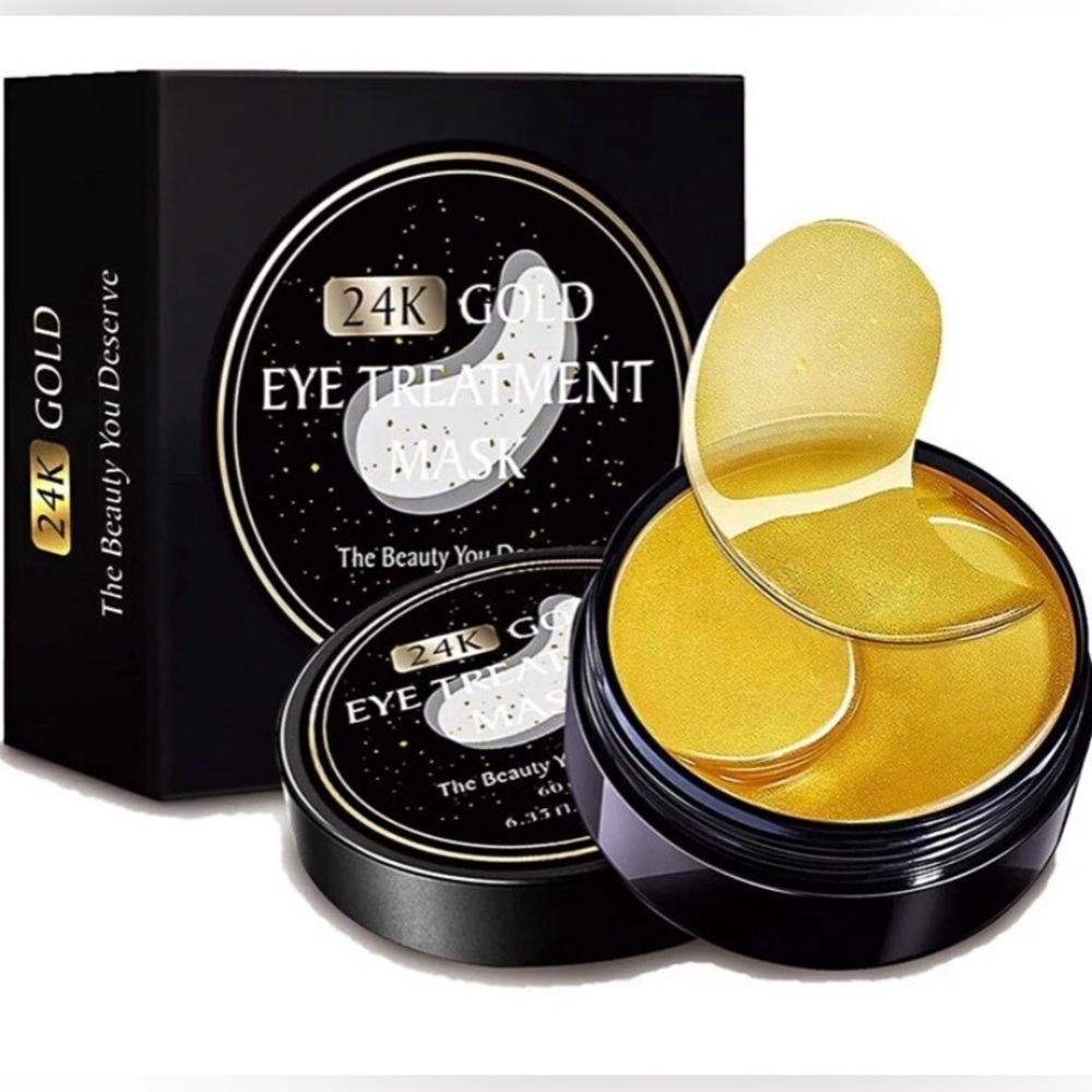 24k Gold Eye Mask，Collagen Under Eye Patches，Eye Treatment Mask